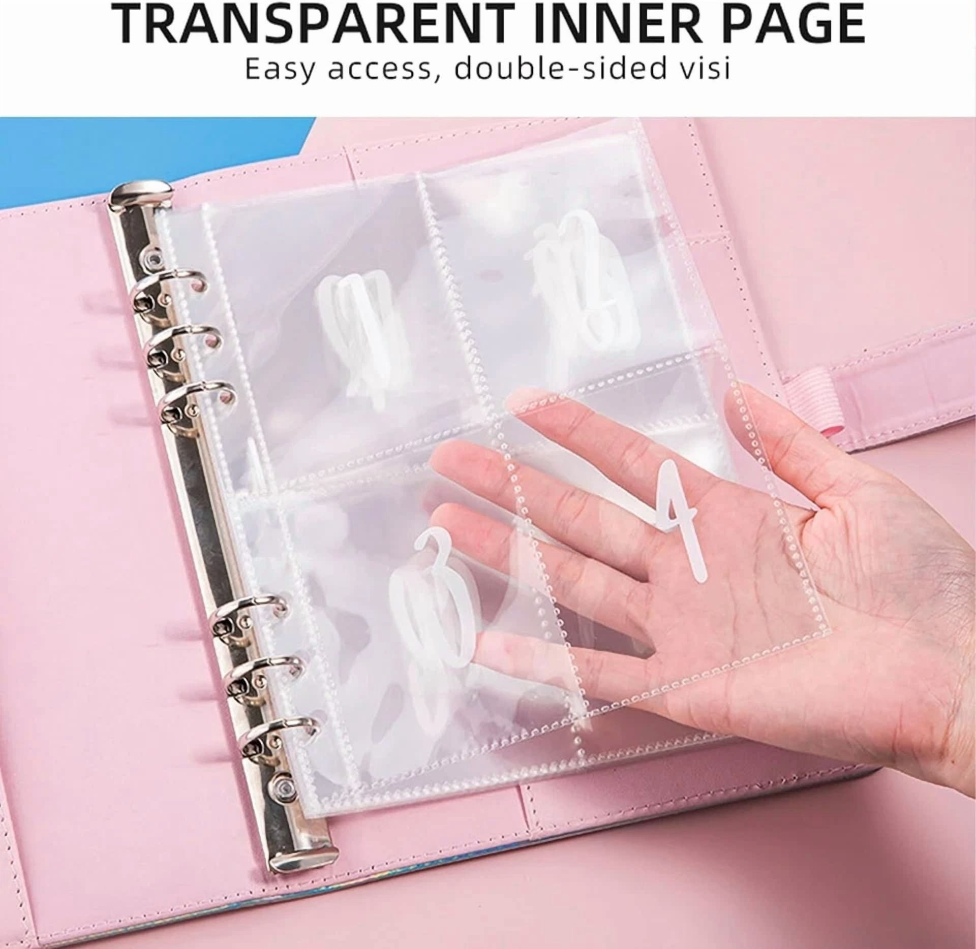 100 Envelopes Money Saving Challenge Binder, A5 Money Saving Book, Free Shipping