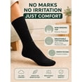 thumbnail image 2 of Comfello Diabetic Socks Crew for Men & Women – 12 Pairs of Non-Binding Neuropathy Socks, 2 of 7