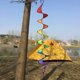 thumbnail image 4 of Brillar Molino de viento en espiral colorido, Spinner de viento para decoración del hogar y jardín (Color), 1 unidad, 4 of 5