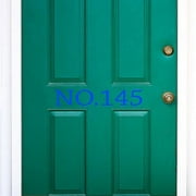 VWAQ Front Door Decal Personalized House Numbers
