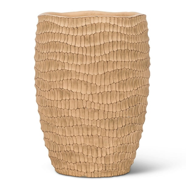 Large Ridged Tall Vase/Planter