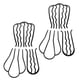 thumbnail image 1 of ADDHAT 6Ud Pasadores De Metal Negro En U Para Estilo Vintage Y Peinados Recogidos, 1 of 8