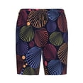 thumbnail image 4 of Easygdp Colorful Shells Men's Short Pajama Pants, Sleep Shorts, Household Pants, Casual Pants with Pockets - Medium, 4 of 9