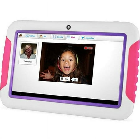 Ematic FunTab Educational Kid-Safe Tablet with Android 4.0 Pink