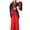 Black, variant on Women's Chinese Traditional Princess Hanfu Dress Pleated Stage Performance Wear|Red M