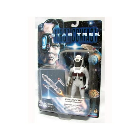 Star Trek First Contact Captain Picard in Starfleet Space 6 inch Action Figure