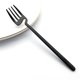 thumbnail image 4 of Juego de cubiertos negros de 24 uds, cuchara, tenedor, cuchillo, juego de vajilla, decoración de cocina, juegos de vajilla, helados, postres, sopa, uso de café, 4 of 5