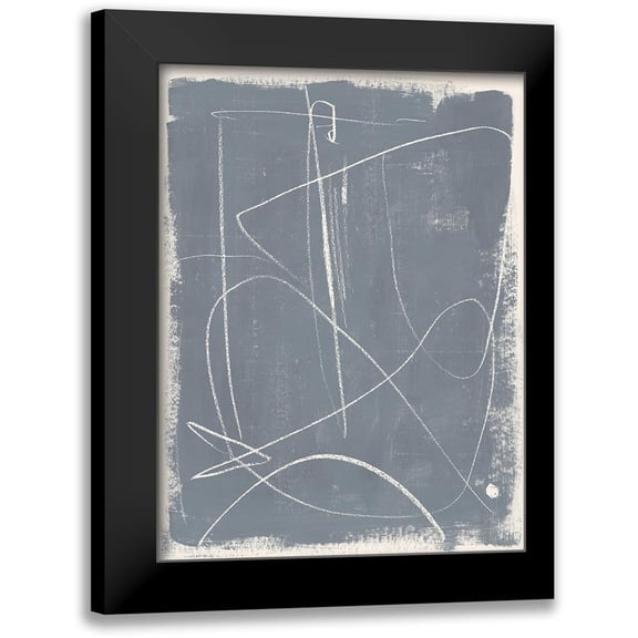 Barnes, Victoria 12x14 Black Modern Framed Museum Art Print Titled - Kinetic Imprint IV