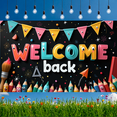 thumbnail image 2 of Colorful Design Welcome Back Banner for School Celebration Art Event Classroom Decoration, 2 of 9