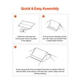 thumbnail image 6 of 2-Person Hot Tent with Stove Jack - Waterproof Winter Cabin Tent Shelters, 4 Season Design with Fireproof Ground Mat and Poles for Outdoor Camping Activities, 6 of 7
