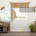 thumbnail image 2 of VHC Brands Tobacco Cloth Khaki Valance Fringed 16x90, 2 of 5