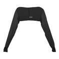 thumbnail image 1 of Manga de enfriamiento Unique Bargains Mantón de brazo de protección solar suave con orificio para el dedo negro, 1 of 7