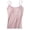 black/white/grey/blue/pink, variant on Spring Tops for Women Tank Tops for Women's Camisole Tops with Built in Bra Neck Vest Padded Slim Fit Womens Clothes under $8