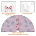 thumbnail image 4 of Yiaed Flamingo Print Christmas Tree Skirt , Tree SkirtsTree Mat for Christmas Winter Holiday Indoor Decorations-30", 4 of 7