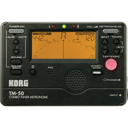 Korg TM-50 Tuner/Metronome - Black