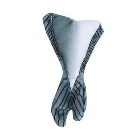 Filled for Cat Toy Interactive Plush Fish Tail / for Head for Indoor Cats Kitten Stuffed Chew Toy