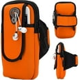 thumbnail image 1 of Brazalete universal para correr, brazalete deportivo con soporte para teléfono móvil, naranja, 1 of 5