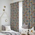thumbnail image 5 of Blackout Kids Curtains,Monster Cartoon Truck Gray Pattern Children's Insulated Curtains Set Of 2,Bedroom Essentials,Toddler Room Decor 52"x84", 5 of 5