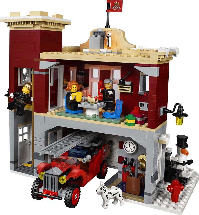 Pre-Owned LEGO Creator Expert Winter Village Fire Station 10263 Building Set