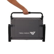 Ozark Trail Hard Arm Stadium Seat, Gray