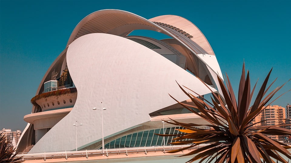 Canvas Print Opera City Valencia Art Stretched Canvas 32 x 24 Walmart