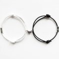 thumbnail image 5 of pulseras magnéticas atractivas de sol y luna para parejas, para hombres y mujeres, cuerda trenzada ajustable con atracción mutua., 5 of 5