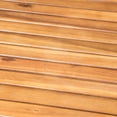 thumbnail image 3 of Burke Outdoor 5 Piece Acacia Wood Round Dining Set, Teak Finish, 3 of 5