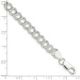 thumbnail image 2 of 7mm 925 Sterling Silver Double Link Charm Bracelet 6 Inch Link Charm Bracelet - 9.0 Grams, 2 of 2