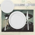 thumbnail image 3 of Ambesonne Fantasy Place Mats Set of 4, Romotic Demon Computer, Standard Size, Black Red, 3 of 6