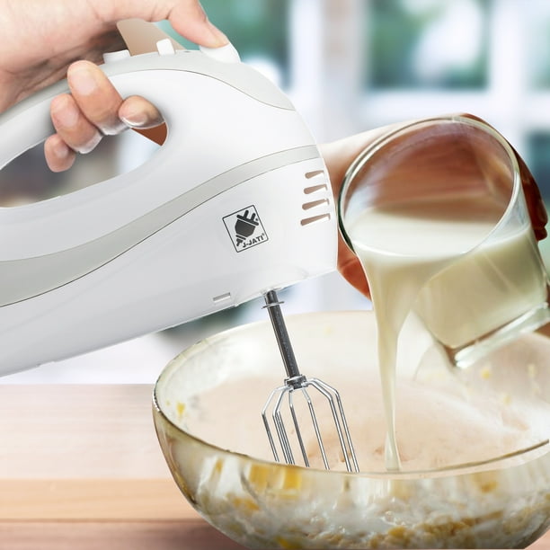 JJati Cake Beater Hand Mixer Electric 5 Speed Powerful Handheld Mixer Food, with Turbo and Easy