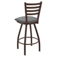 thumbnail image 2 of 410 Jackie 25" Swivel Counter Stool with Bronze Finish and Graph Alpine Seat, 2 of 4
