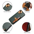 thumbnail image 4 of Allytech Designed Case for iPhone 13 Cover with Card Holder, Slim Lightweight Soft TPU Edges Shock-Absorbing Wallet Back Card/Photo Pockets Case with Magnetic Button for iPhone 13 2021, Green, 4 of 4