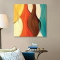 thumbnail image 4 of Great Big Canvas "Coalescence II (brown/yellow/teal)"  by Lanie Loreth Light Yellow Orange contemporary  Wrapped Canvas Print Wall Artwork, 4 of 7