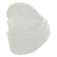 thumbnail image 3 of Foam Finger Embroidered 12 Inch Long Knitted Beanie - White OSFM, 3 of 5