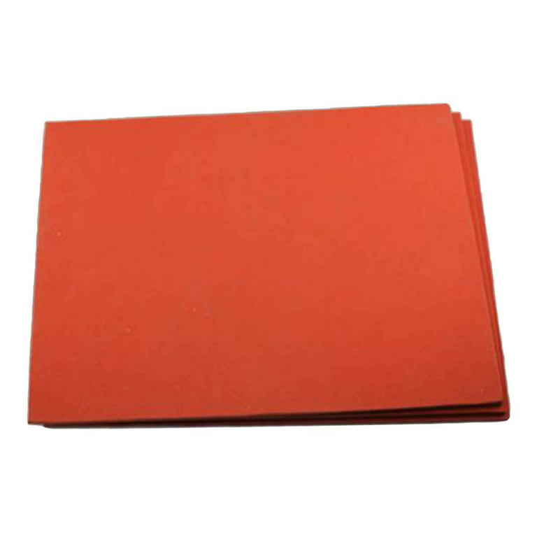 Silicone Mat for , Protective Heat-Resistant Mat for Machines And HTV And  Iron on Projects - Orange, 38x38x0.8cm 