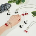thumbnail image 3 of 8Pcs 2 Colors Cherry Jewelry Set Cherry Necklace Bracelet Fruit Dangle Stud Earrings Fashion Cherry Pendant Necklace Food Drop Earring Red Cherry Chain Bracelets Birthday Wedding, 3 of 7