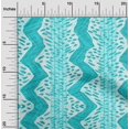 thumbnail image 2 of oneOone Polyester Spandex Turquoise Blue Fabric Animal Skin Craft Projects Decor Fabric Printed By The Yard 56 Inch Wide, 2 of 4
