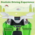 thumbnail image 4 of Gymax Kids Electric ATV Car 6V Battery-Powered Ride on Toy w/Removable Back Trailer Green, 4 of 7
