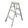 thumbnail image 4 of Escalera plegable con pedal ancho y antideslizante para cocina, portátil, de 3 peldaños, para interiores y exteriores, jardín, coche, fábricas de, 4 of 8