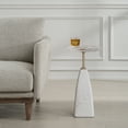 thumbnail image 4 of Uttermost Sora Glass Drink Table in White, 4 of 7