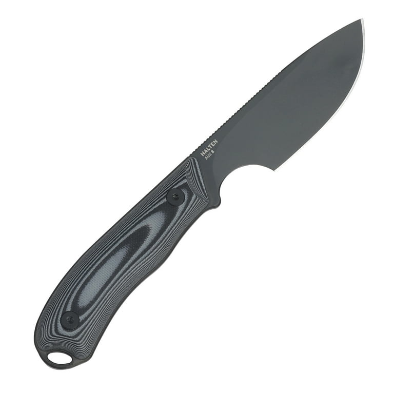 Swiss Tech Halten Fixed Blade, AUS-8, G10 Handle, Full Tang, 3.85