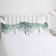 thumbnail image 5 of Farmhouse King Size Comforter Set, Watercolor Green Eucalyptus Leaf Rustic Botanical Soft Bedding for All Seasons, 4 Pcs Bed Set with 1Comforter (90"x106") ,1 Sheet(94"x116"), 2 Pillowcases (19"x35"), 5 of 7
