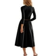 thumbnail image 4 of 2 Piece Lounge Sets for Women Matching Vacation Outfits Button Down Ribbed Cardigan Elastic Waist Skirt Sets, 4 of 7