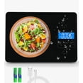 thumbnail image 1 of Báscula Digital de Cocina 15kg, Precisión 1g, Vidrio Templado Impermeable, USB Recargable, 5 Unidades, 1 of 4