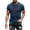 Navy, variant on Men Short Sleeve Shirts Casual Dress Big and Tall Vneck Tshirts Shirts for Men Summer Shirts for Men Wrinkle Free Hawaiian Shirt for Men Cotton Shop now