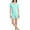 Aqua, variant on Leveret Womens Two Piece Short Cotton Pajamas Yellow S