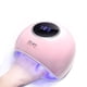 thumbnail image 1 of Secador de uñas portátil UV LED, 72 W, profesional, con temporizador automático y pantalla LCD, para uñas de gel, esmalte semipermanente, gel y esmalte, etc. (rosa), 1 of 5
