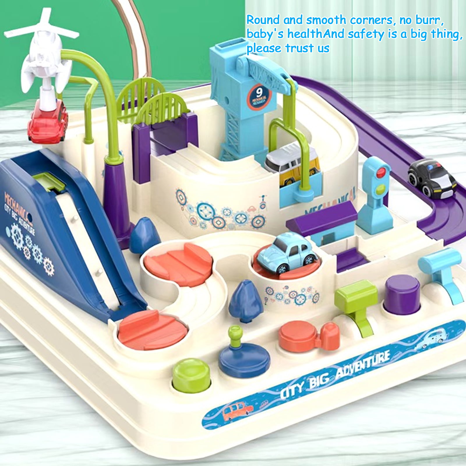 Details about  / Car Adventure Toys for Age 2 3 4 5 6 Years Old Race Tracks Car Playset