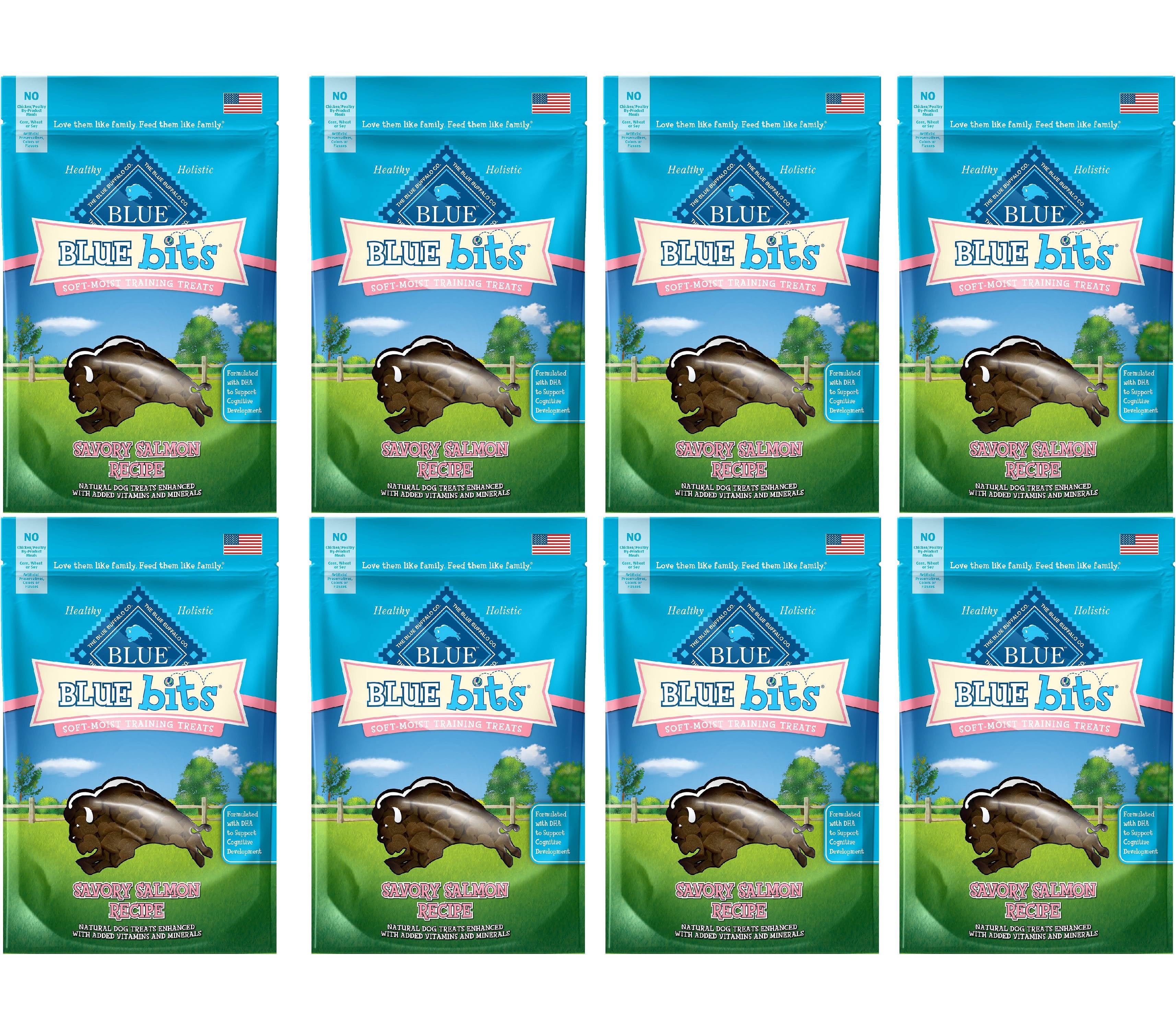 Blue Buffalo BLUE Bits for Dogs Salmon Flavor 8 Pack