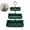 Green, variant on WNFJR 3-Tier Dessert Cake Stand, Tiered Serving Cake Stand Small Cupcake Stand Cookie Tray Rack Candy Buffet Set Up Fruit Plate for Tea Party, Wedding and Birthday(White)